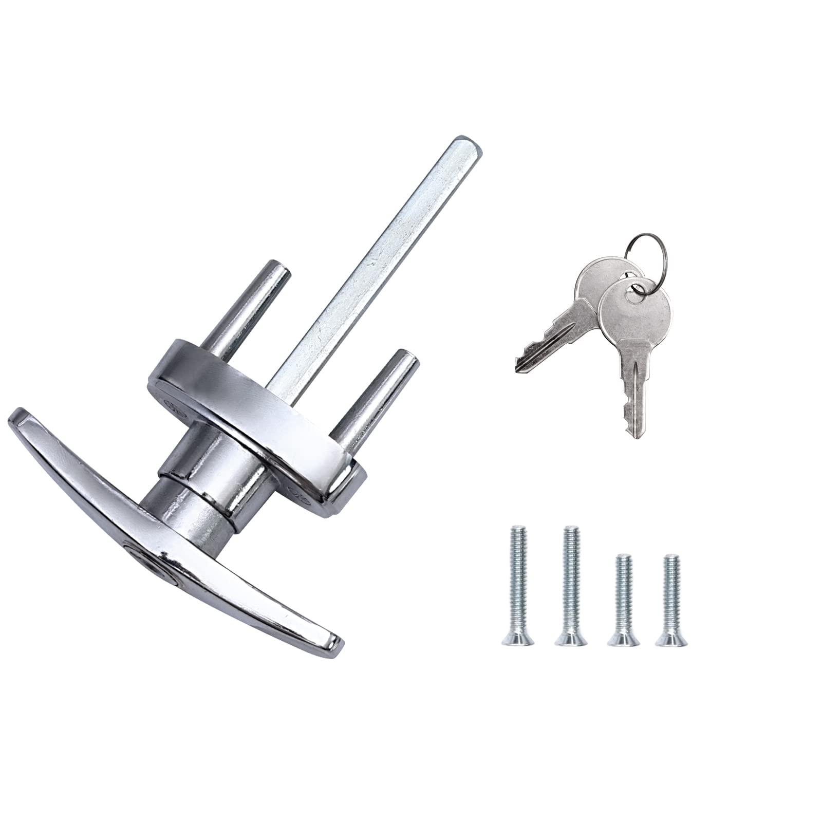 ガーゴイル/1 handle Garage Doors T Handle Lock with 2 Keys and 2 Set mounting Bolts